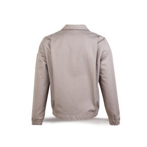 Chaqueta gris poliéster/algodón de 245 g.