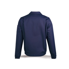 Chaqueta azul marino poliéster/algodón de 245 g.