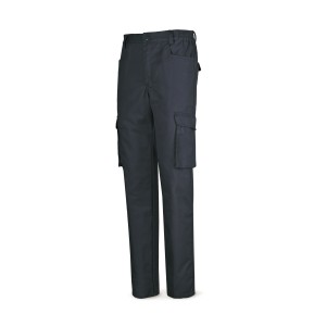 Pantalón azul marino algodón de 245 g. Multibolsillo