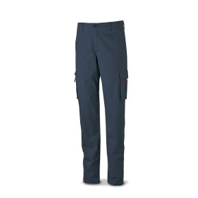 Pantalón STRETCH azul marino en algodón 260 gr. Multibolsillos