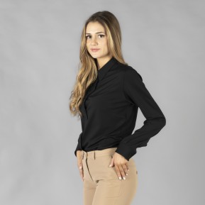 CAMISA MUJER INTERLOCK CUELLO CAMISERO CERDEÑA