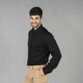 CAMISA HOMBRE INTERLOCK CUELLO CAMISERO LUZON