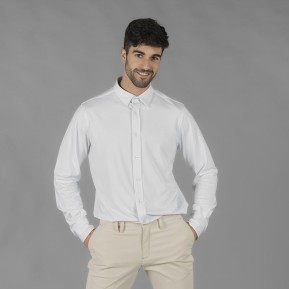 CAMISA HOMBRE INTERLOCK CUELLO CAMISERO LUZON