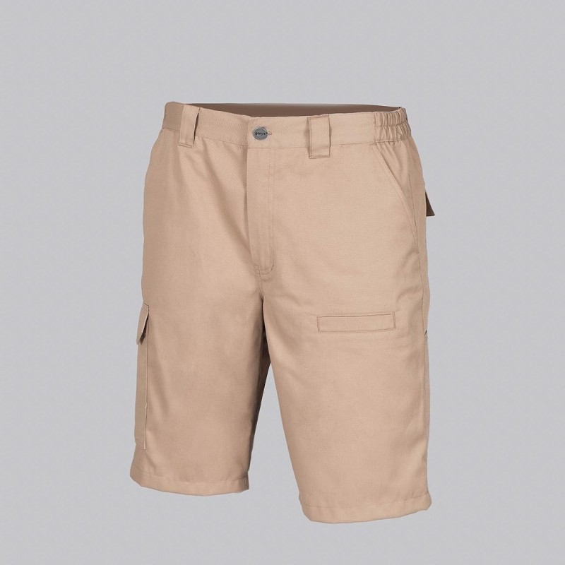 BERMUDA UNISEX MULTIBOLSILLOS ELASTICA ARCE