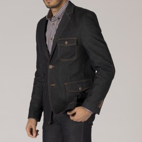 AMERICANA HOMBRE 2 BOTONES SLIM FIT TRENDER