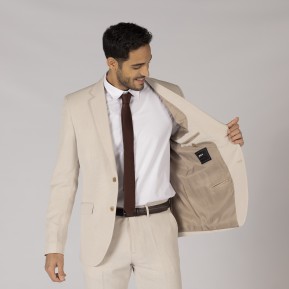 AMERICANA HOMBRE 2 BOTONES SLIM FIT X.LINEN