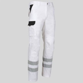 PANTALON UNISEX MULTIBOLSILLOS ELASTICO ARCE COMBI + 2 BANDAS REFLECT.