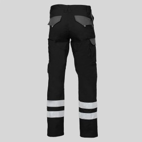 PANTALON UNISEX MULTIBOLSILLOS ELASTICO ARCE COMBI + 2 BANDAS REFLECT.