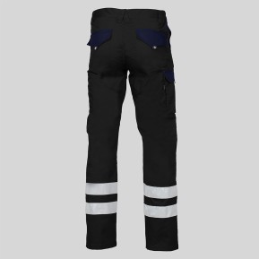 PANTALON UNISEX MULTIBOLSILLOS ELASTICO ARCE COMBI + 2 BANDAS REFLECT.