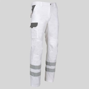 PANTALON UNISEX MULTIBOLSILLOS ELASTICO ARCE COMBI + 2 BANDAS REFLECT.