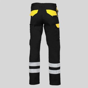 PANTALON UNISEX MULTIBOLSILLOS ELASTICO ARCE COMBI + 2 BANDAS REFLECT.