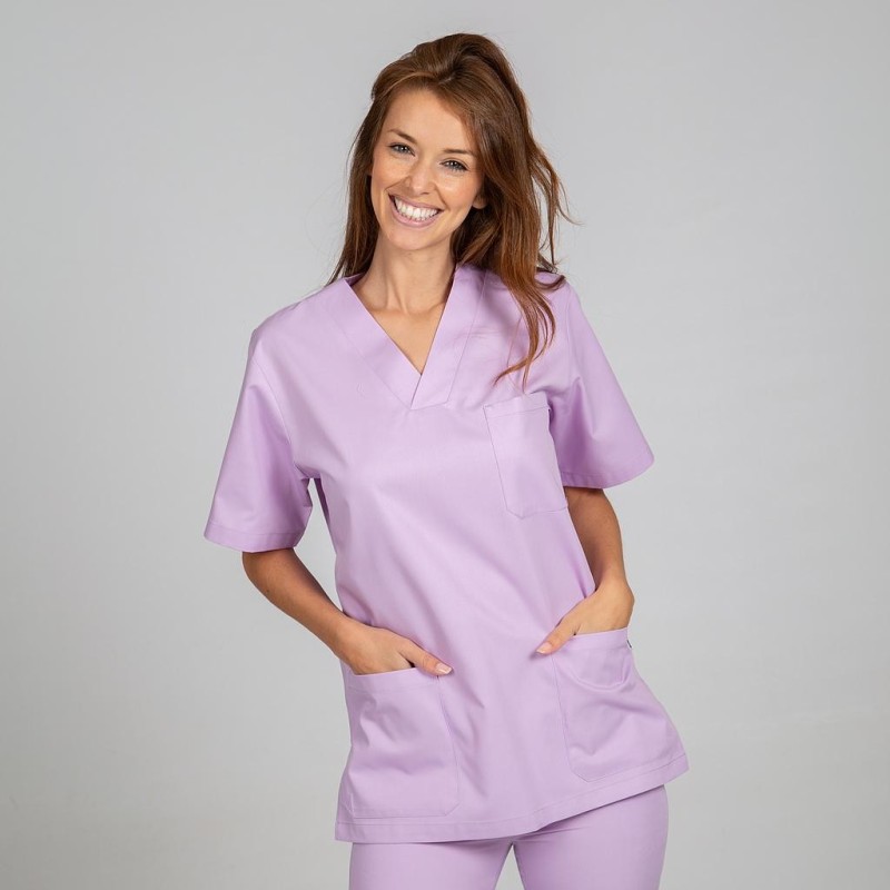 BLUSA SANITARIA UNISEX PICO COLORES