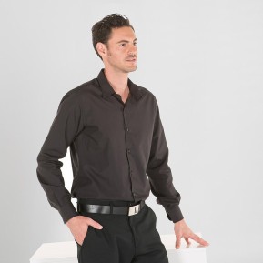 CAMISA HOMBRE SLIM FIT POPELIN NERI