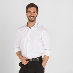 CAMISA HOMBRE SLIM FIT POPELIN MAURO