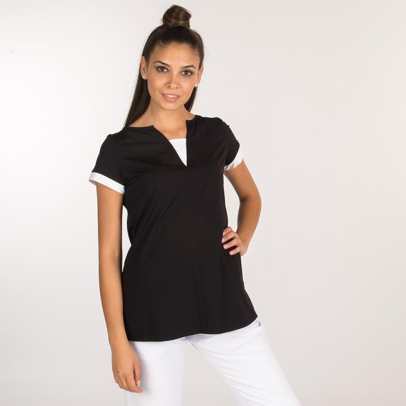 BLUSA MUJER HAITI NEGRA