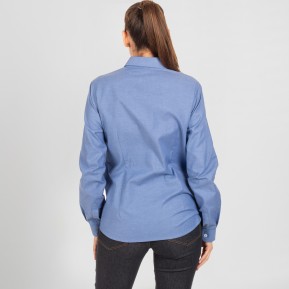 CAMISA MUJER M/L OXFORD "REDLINE"