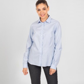 CAMISA MUJER M/L OXFORD "REDLINE"