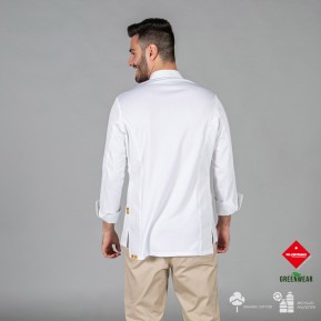 CHAQUETA COCINA UNISEX HARO TEJIDO RECICLADO Y ORGANICO KLOPMAN